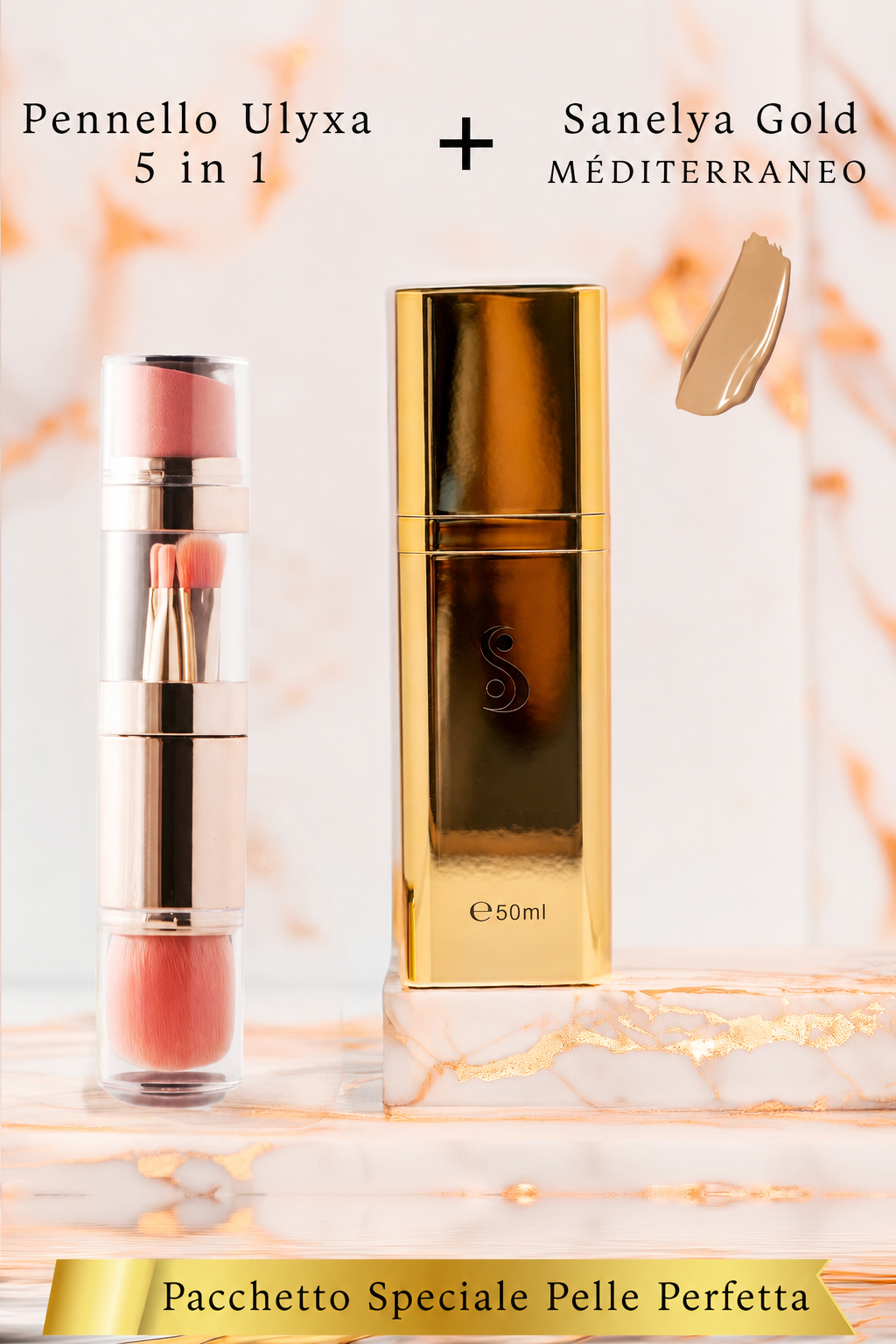 Pack Spécial Skin perfect | Sanelya Gold + UlyxaBrush | - ULYXA