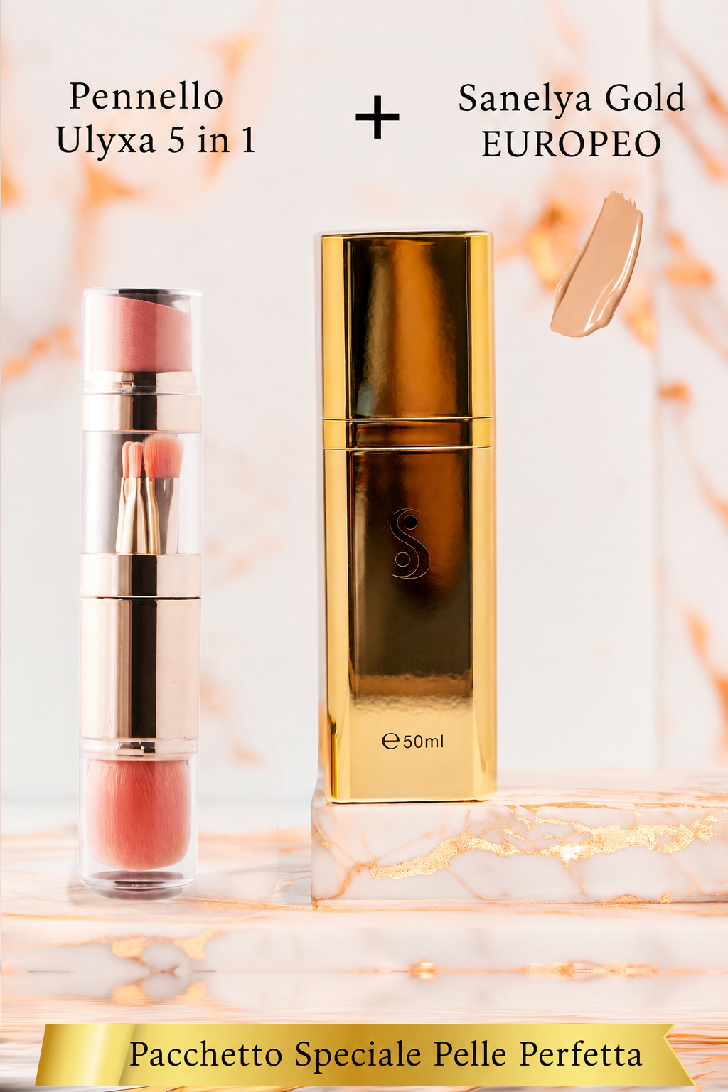 Pack Spécial Skin perfect | Sanelya Gold + UlyxaBrush | - ULYXA