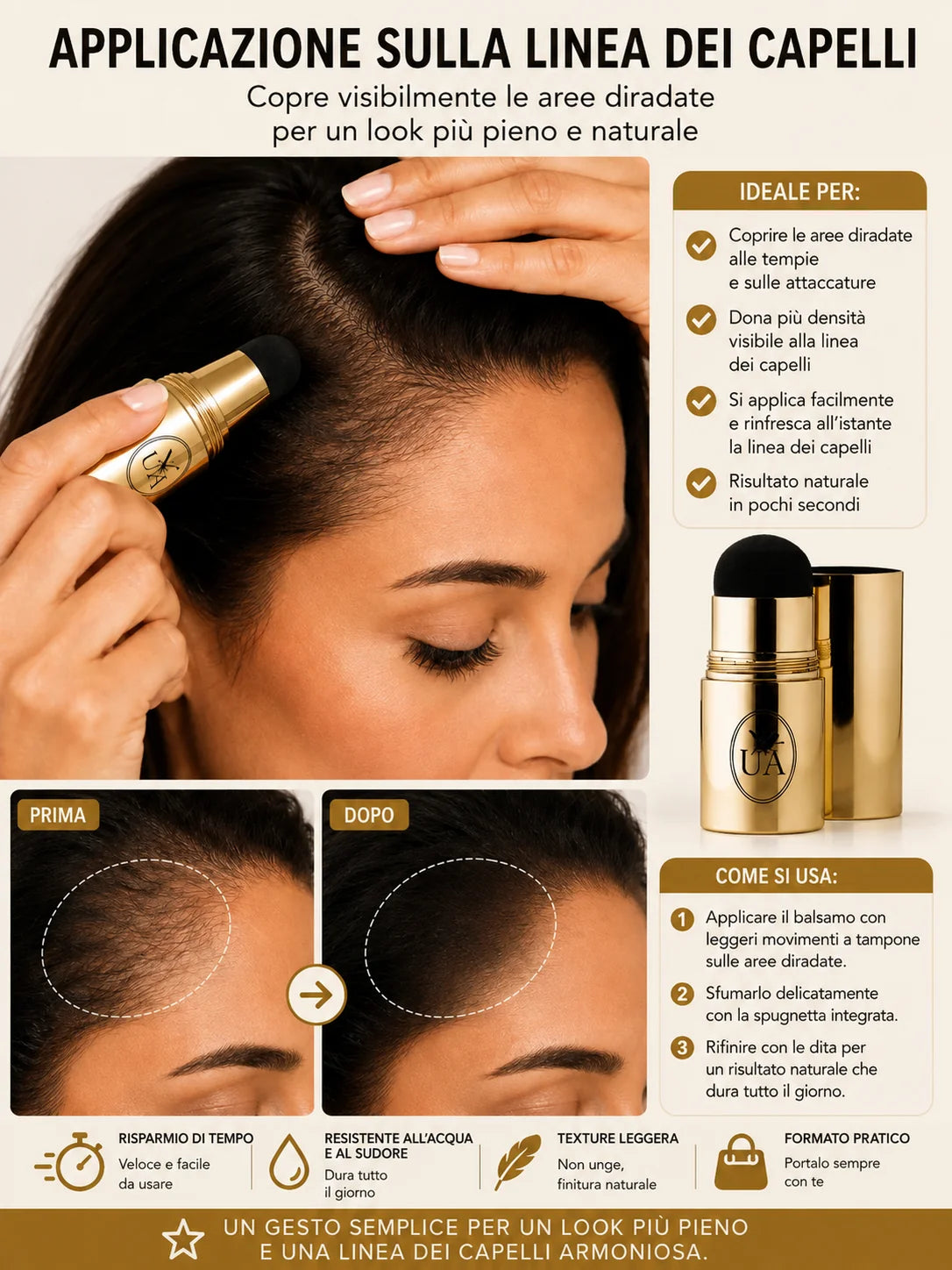 Balsamo colorante per capelli Ulyxa |2 in 1|